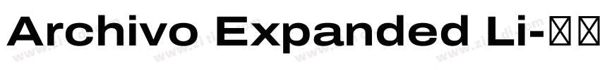 Archivo Expanded Li字体转换